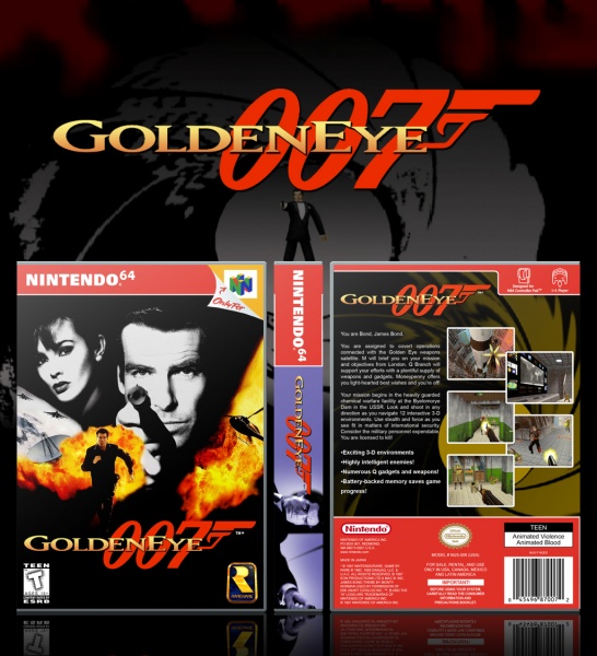 GoldenEye 007  Remastered Soundtrack (N64) Music Box Art Cover by