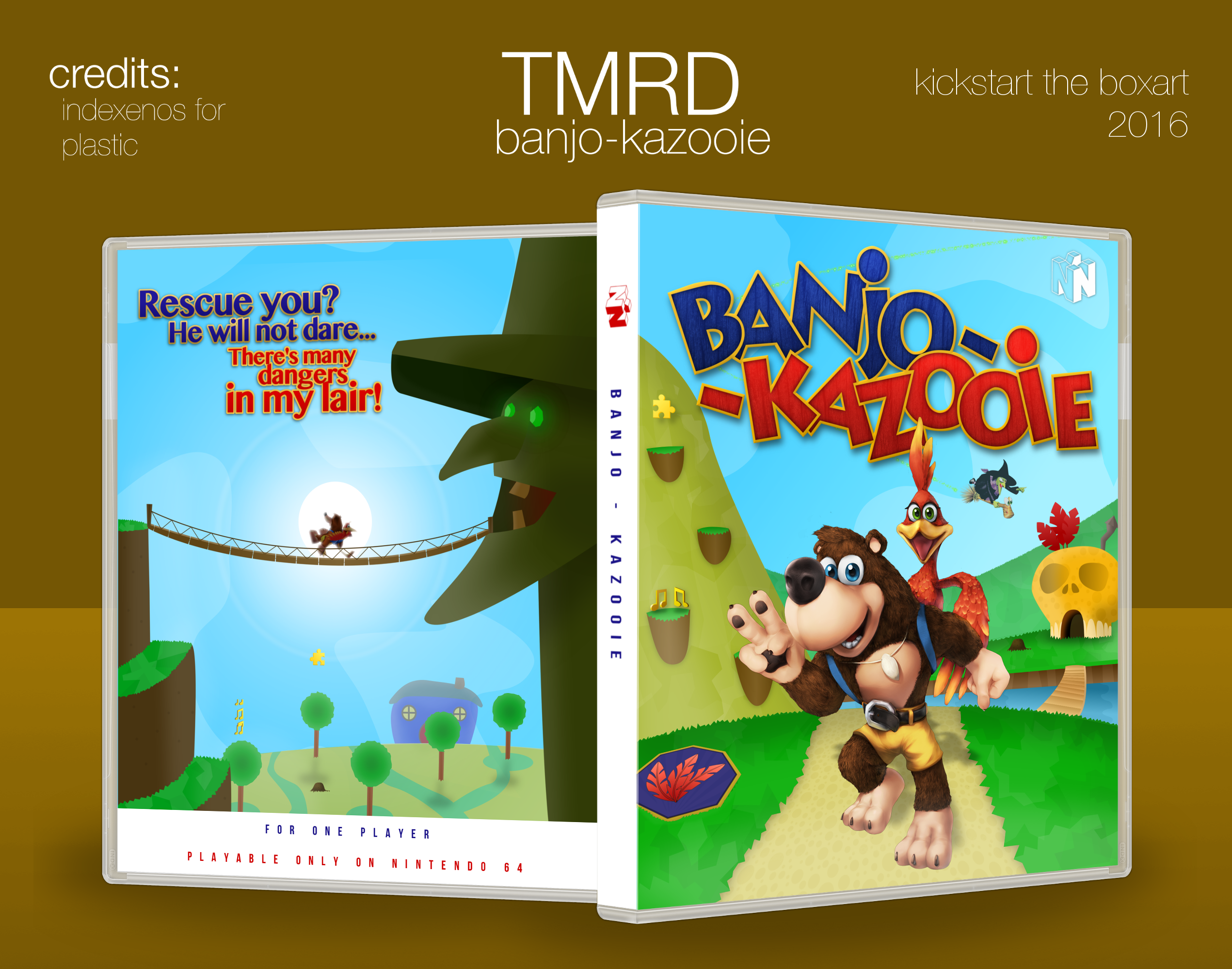 Banjo-Kazooie DS Nintendo DS Box Art Cover by TITROTU