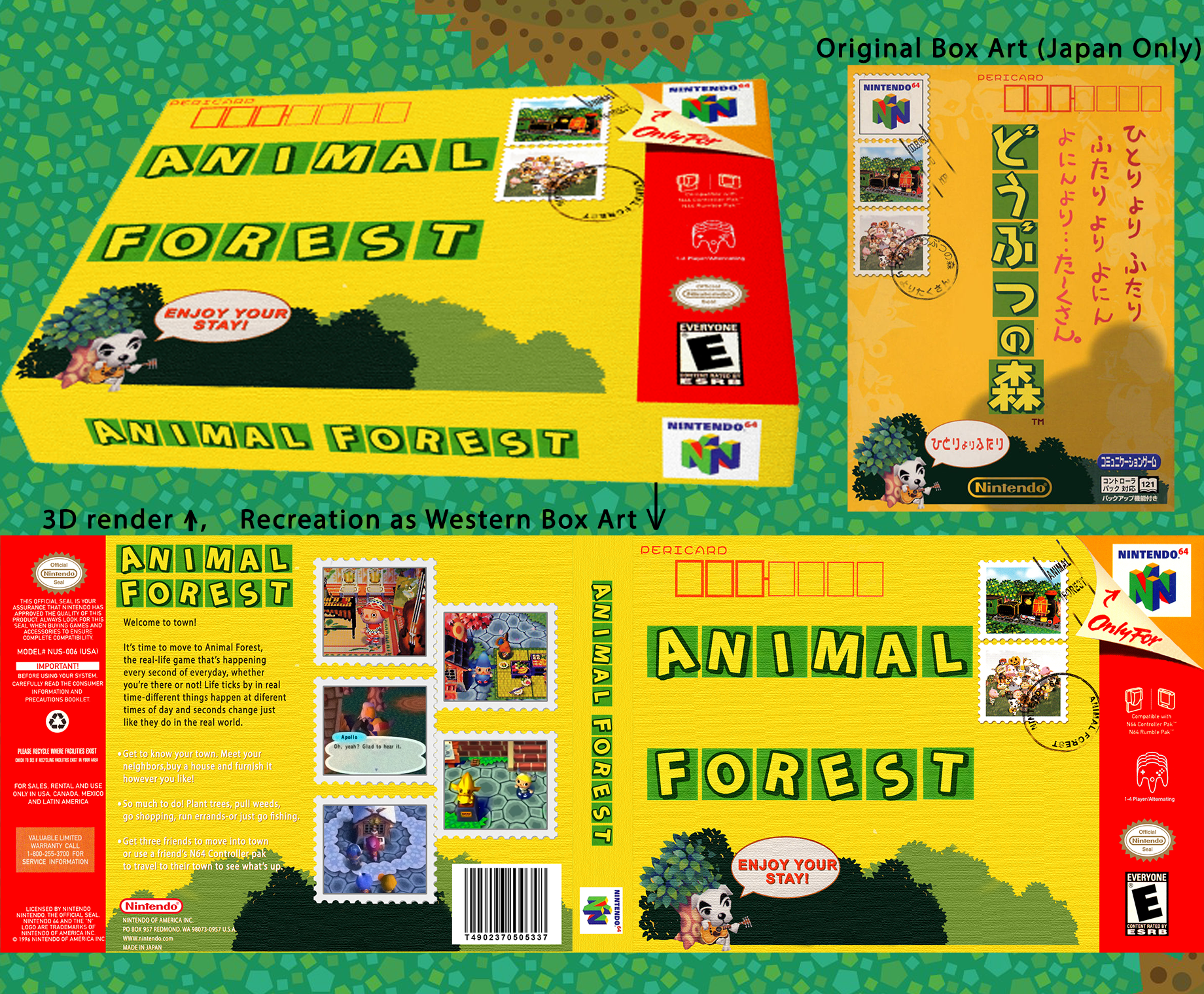Animal Crossing: Animal Forest box cover