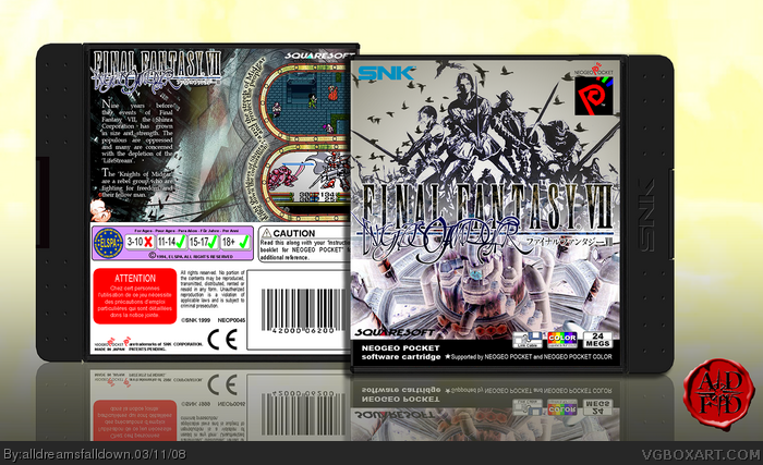 Final Fantasy VII: Knights of Midgar box art cover