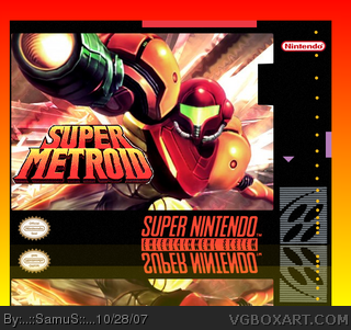 Super Metroid box cover