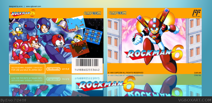 Rockman 6 box art cover