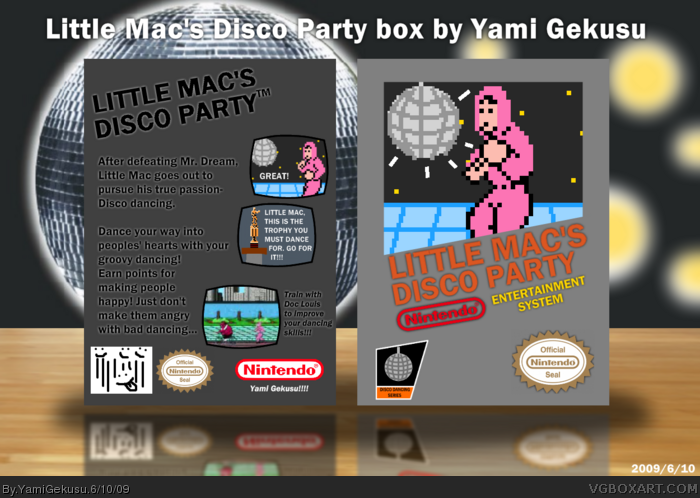 Little Mac's Disco Party box art cover