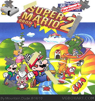Super Mario Bros. 2 NES Box Art Cover by Mountain Dude