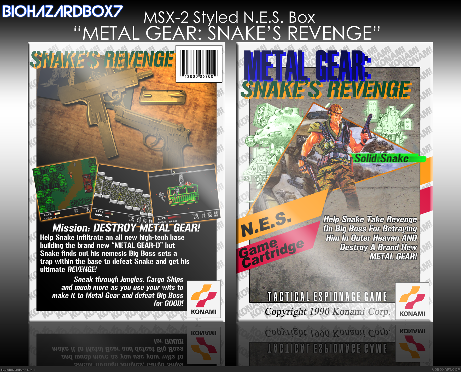 Metal Gear: Snake's Revenge box cover