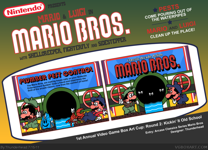 Mario Bros box art cover
