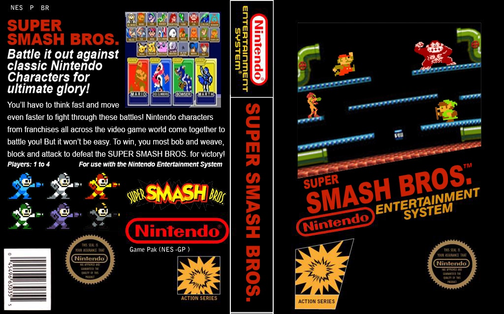 Super Smash Bros. box cover
