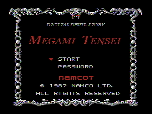 Megami Tensei (West Version) box cover