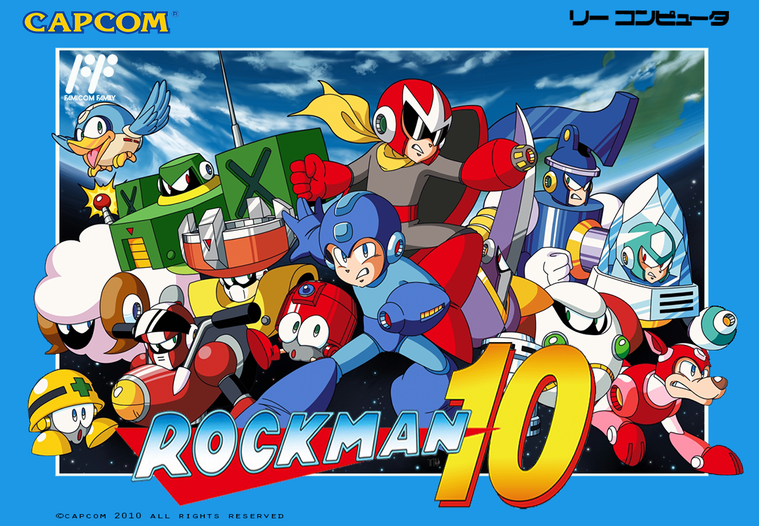 Viewing full size Rockman 10 box cover.