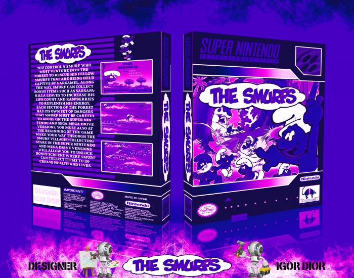 The Smurfs (1994) box art cover