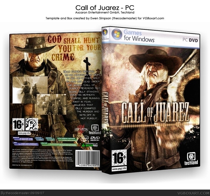 Call of Juarez box cover