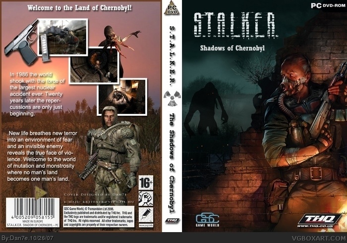 S.T.A.L.K.E.R. Shadow of Chernobyl PC Box Art Cover by Dan7e