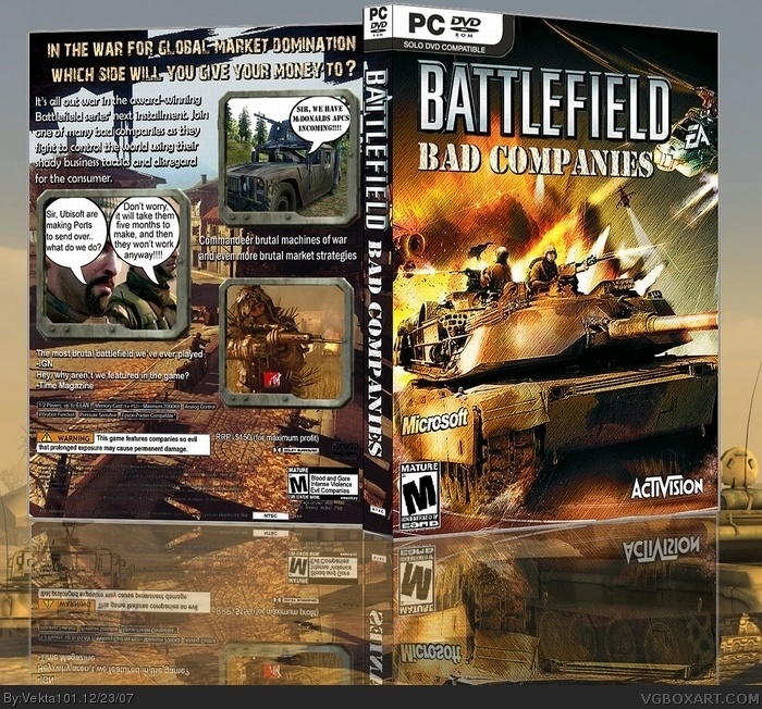 Battlefield: Bad Companies box art cover