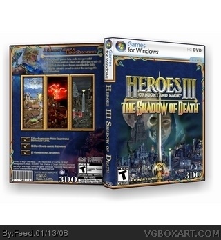 Heroes Of Might And Magic III: Shadow of Death box art cover