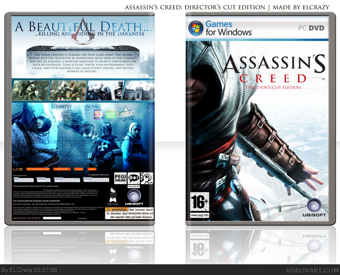 Assassin's Creed: Director's Cut Edition box art cover
