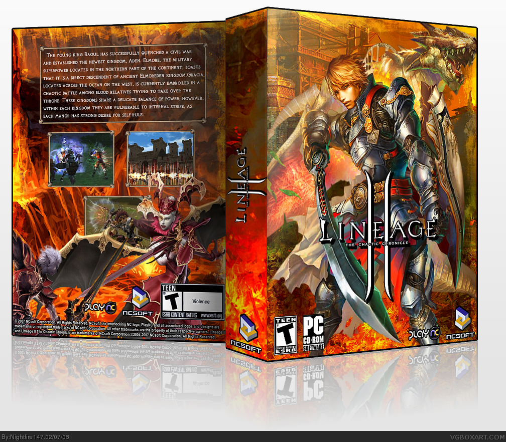 Lineage II: The Chaotic Chronicle box cover