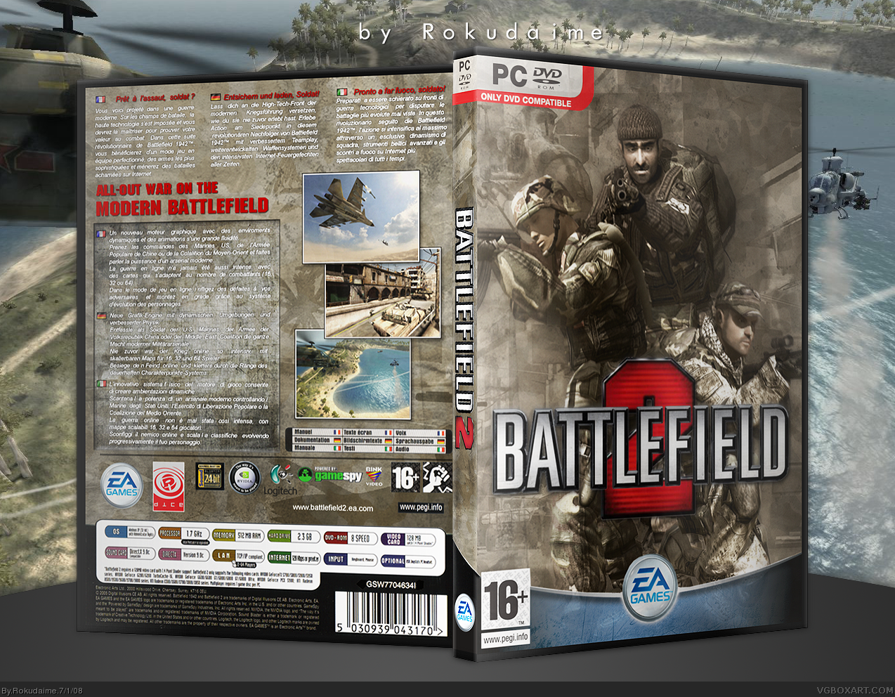 Battlefield 2 box cover