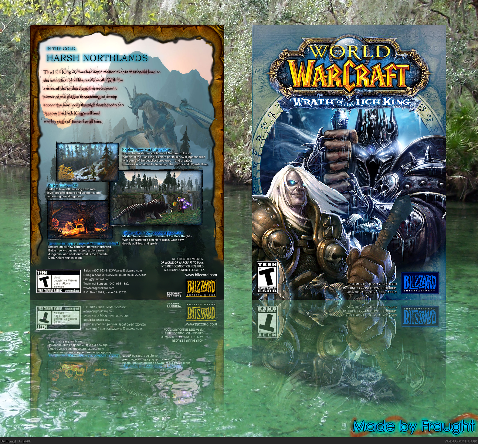 World of Warcraft: Wrath of the Lich King box cover