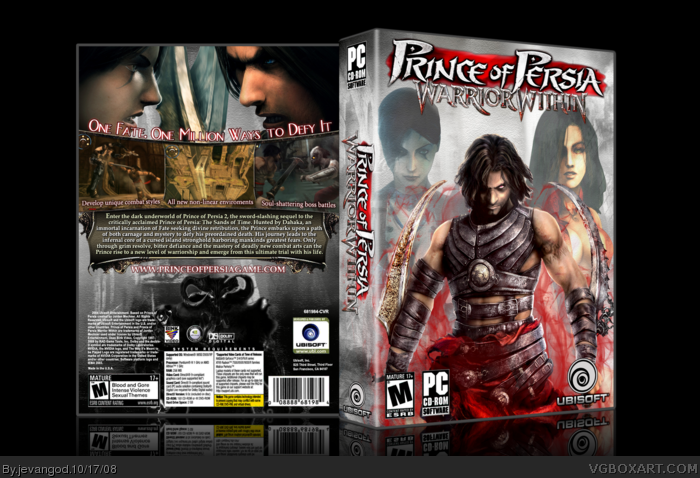 Prince Of Persia: Warrior Within box art cover