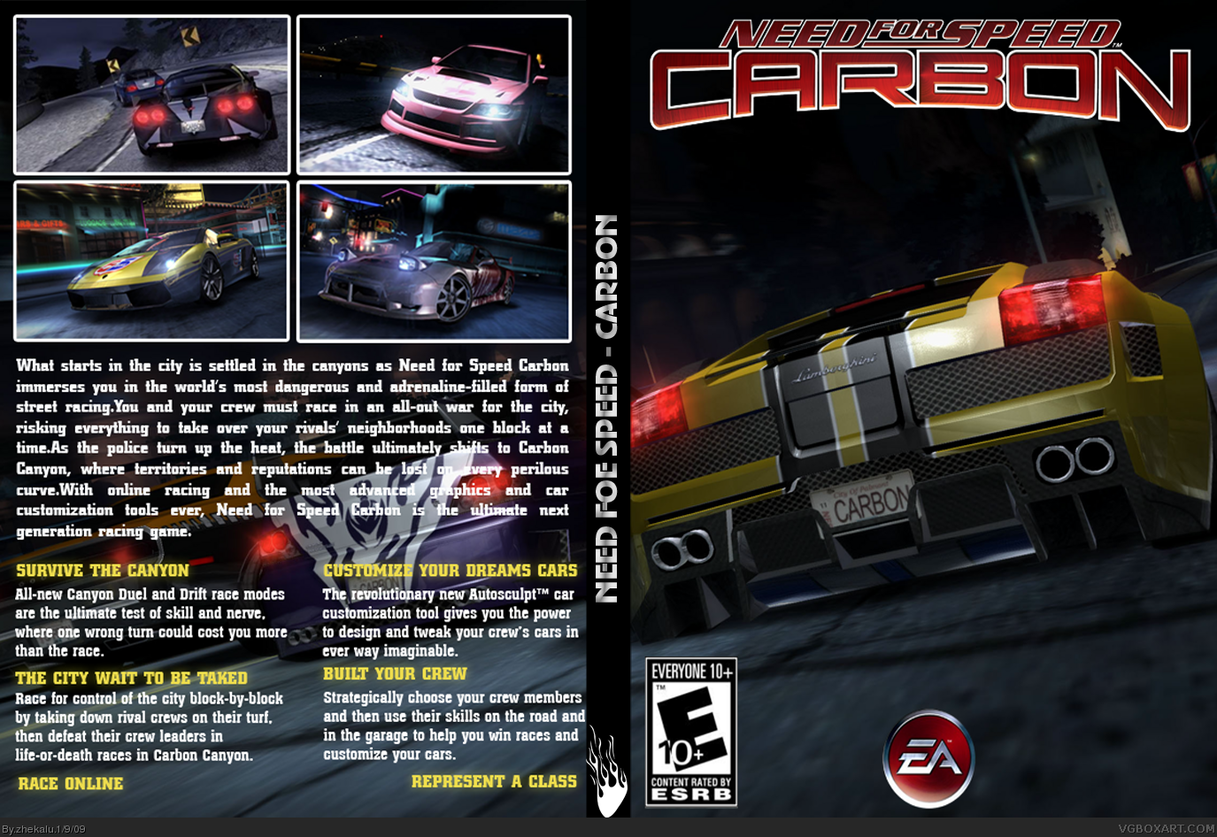 Need for Speed Carbon box cover