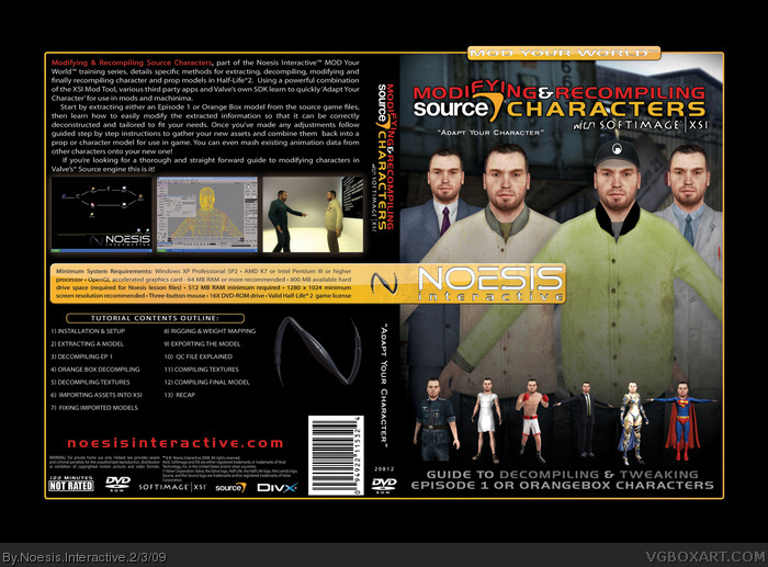 NoesisInteractive-Modifying&Recompiling Characters box art cover