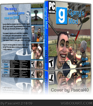 Garry's Mod Xbox 360 Box Art Cover by Broken Pixel91