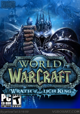 World of Warcraft: Wrath of the Lich King PC Box Art Cover by yellowTail