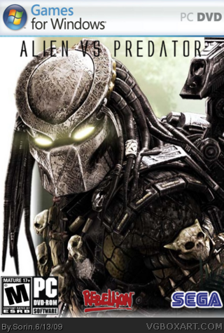 Alien versus Predator Xbox 360 Box Art Cover by joaofuel