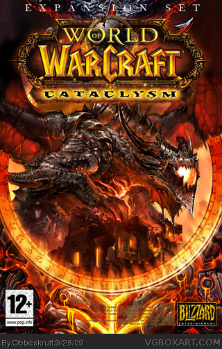 World of Warcraft: Cataclysm PC Box Art Cover by Obbeskrutt