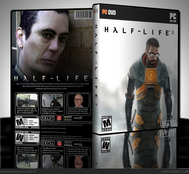 Full life 3. Half-Life 2 Box Art. Half-Life 3 Box. Халф лайф 3 диск. Half Life 2 обложка.