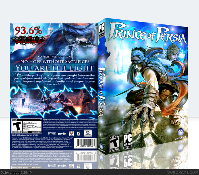 Prince Of Persia box art cover