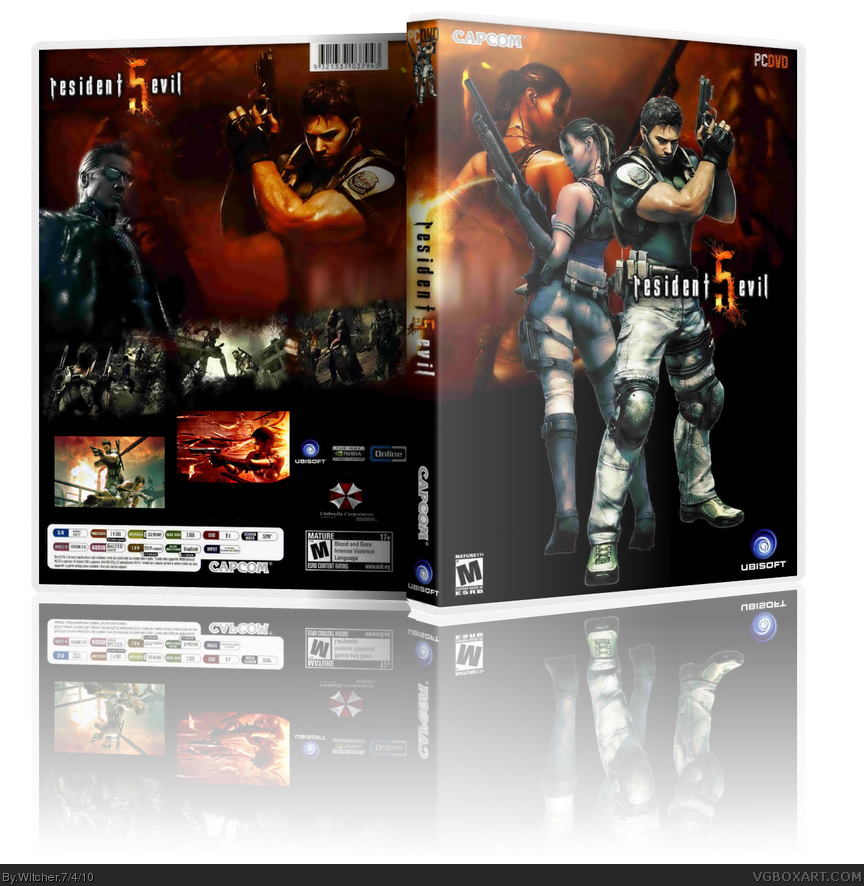 Viewing full size Resident Evil 5 box cover