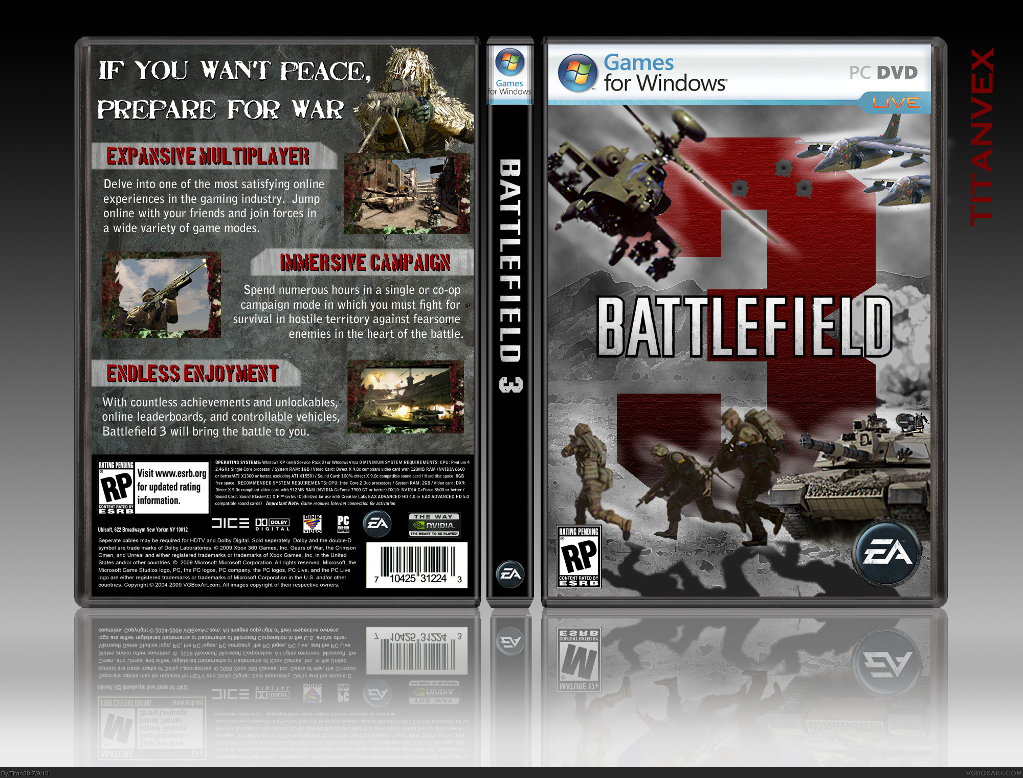 Viewing full size Battlefield 3 box cover