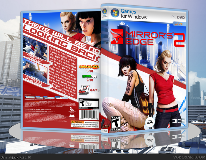 Mirror's Edge 2 PlayStation 3 Box Art Cover by Hakhasan