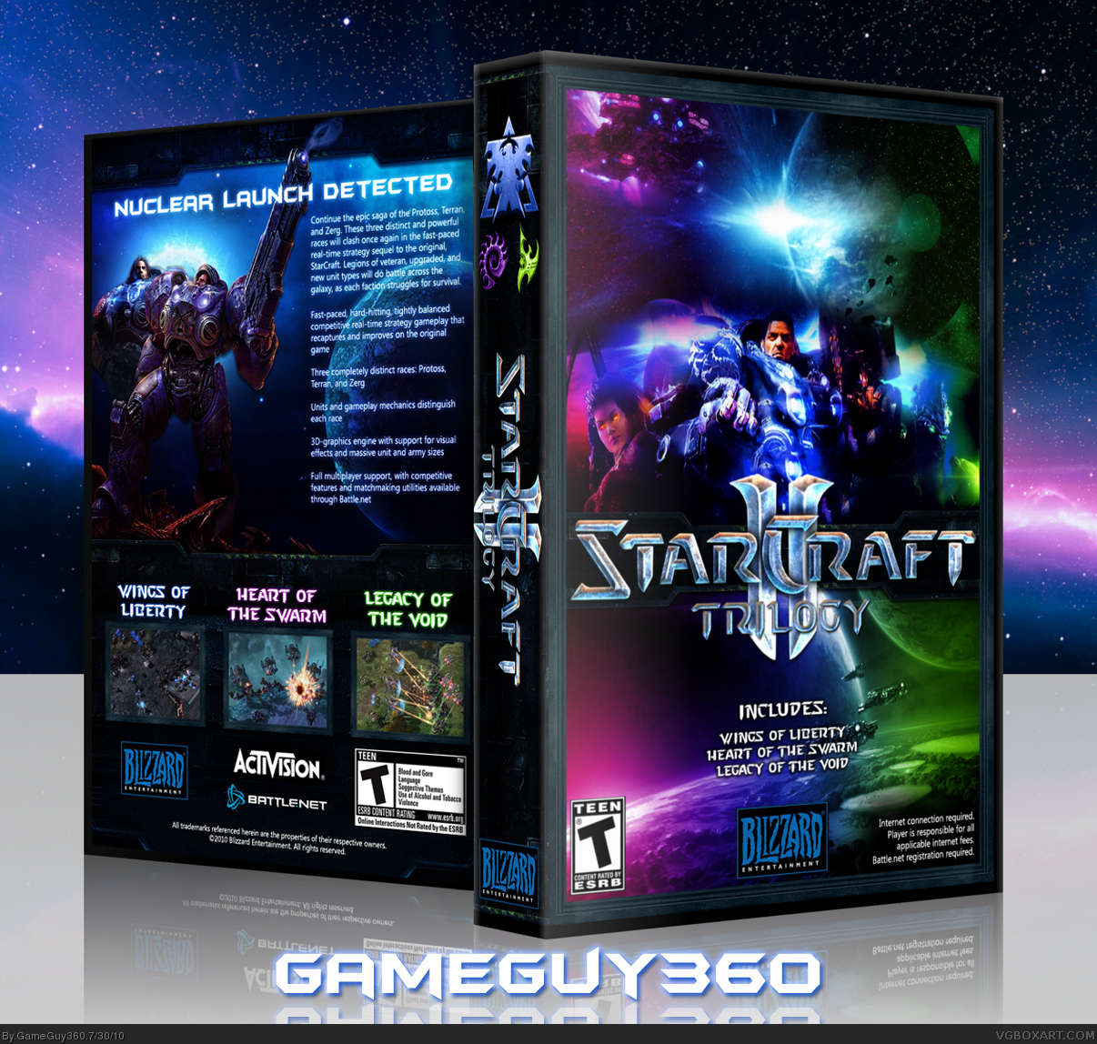 Starcraft II Trilogy box cover