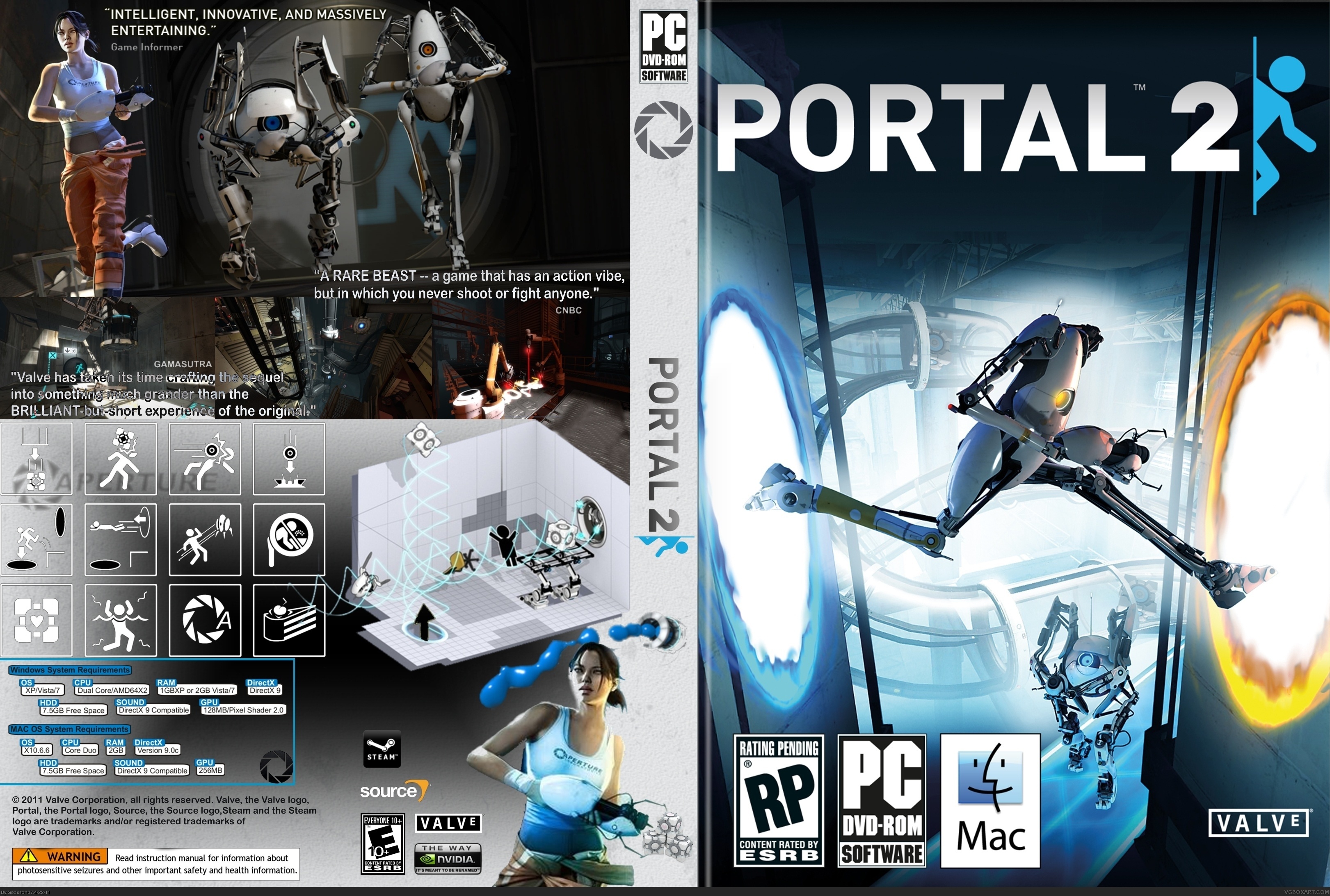 Portal 2 ost cover фото 8