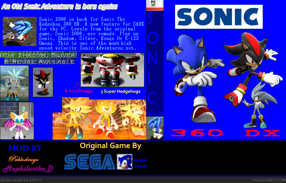 Sonic 360 DX box cover