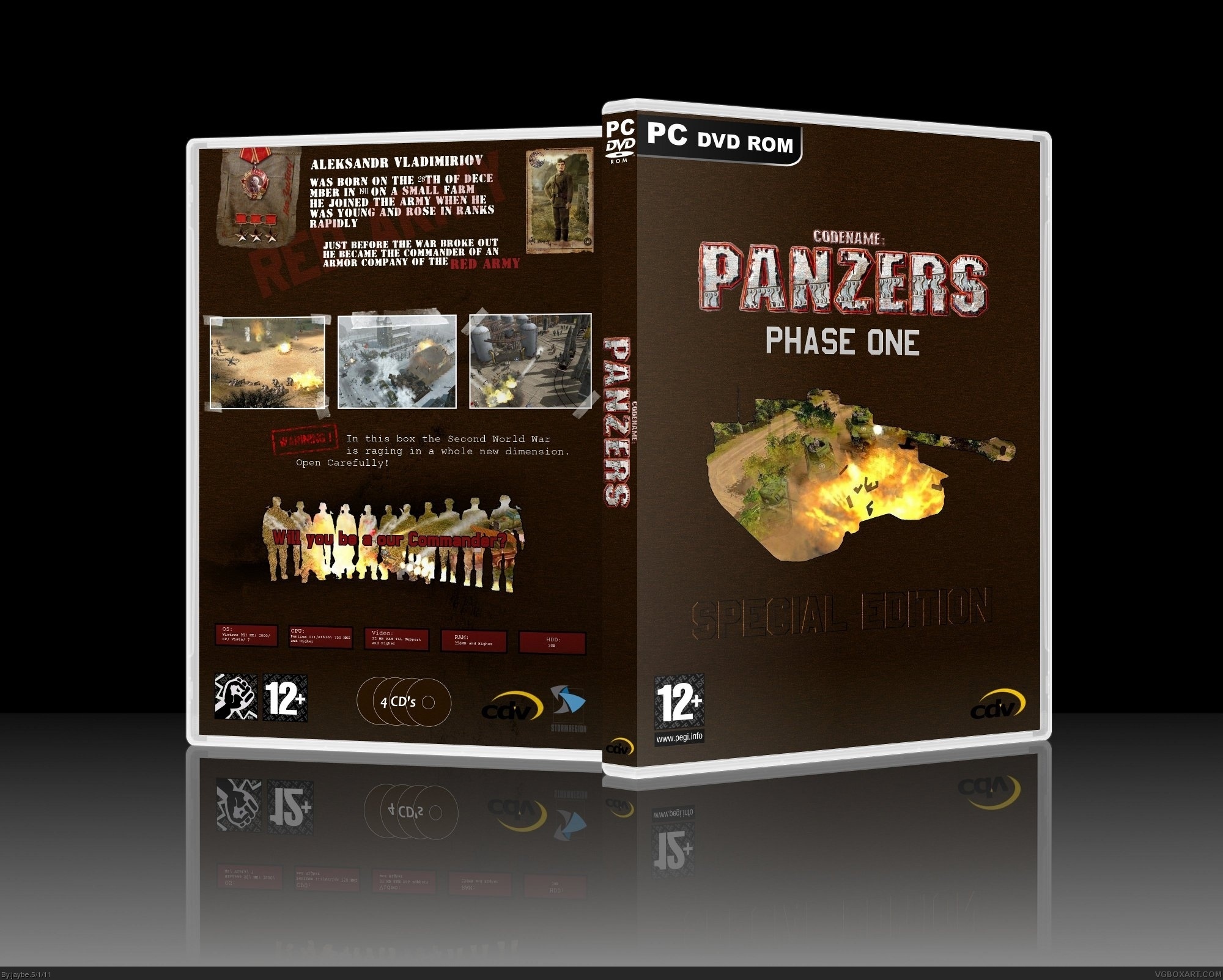 Codename: Panzers Phase One box cover