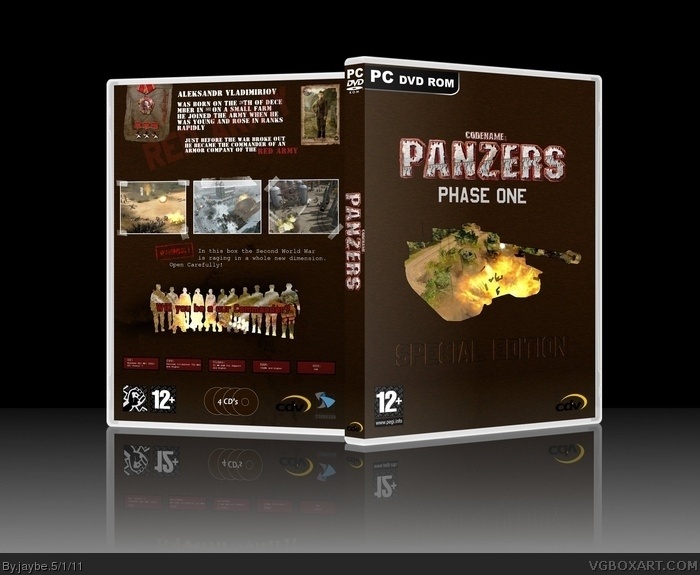 Codename: Panzers Phase One box art cover
