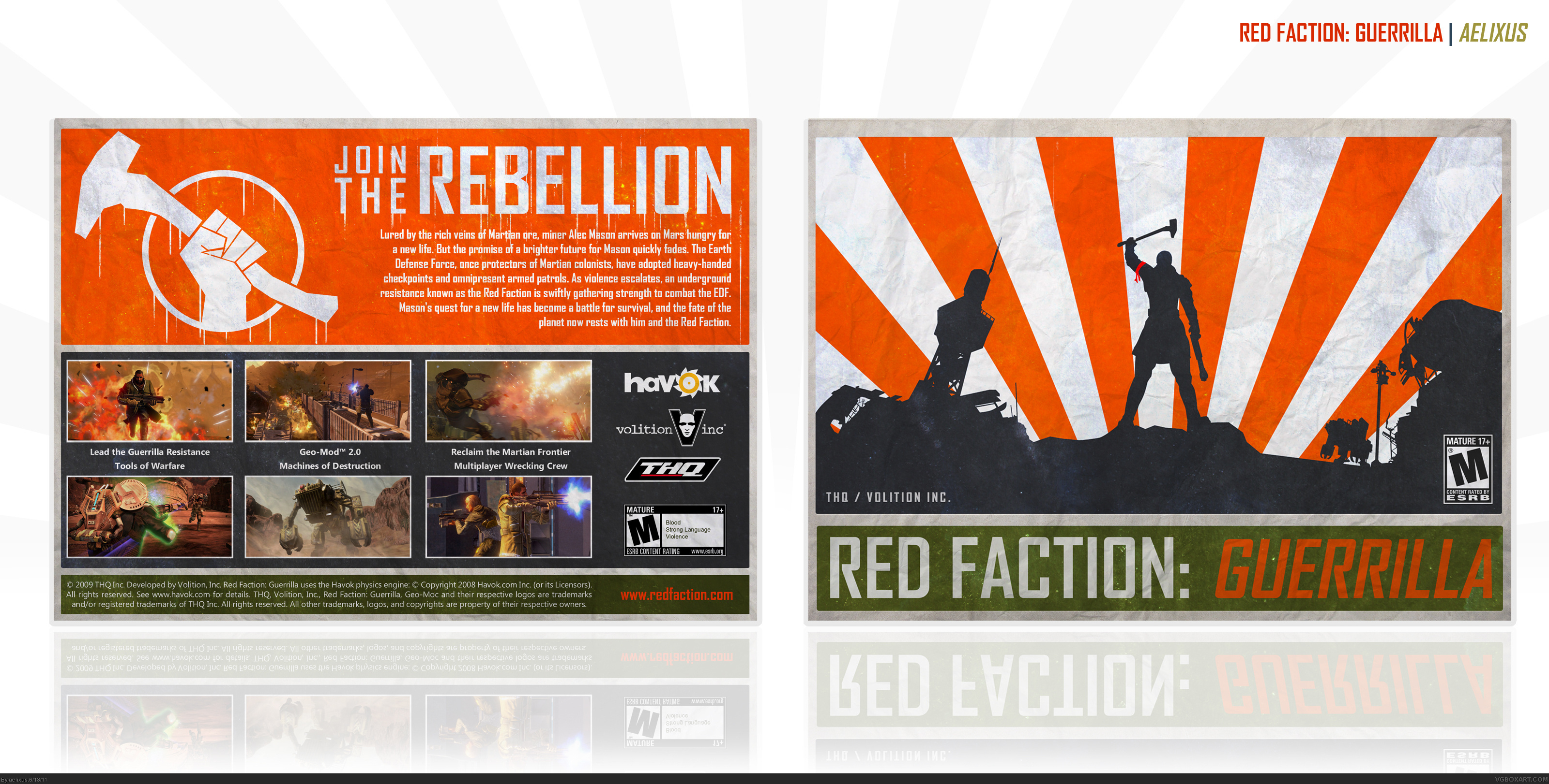 Viewing Full Size Red Faction Guerrilla Box Cover