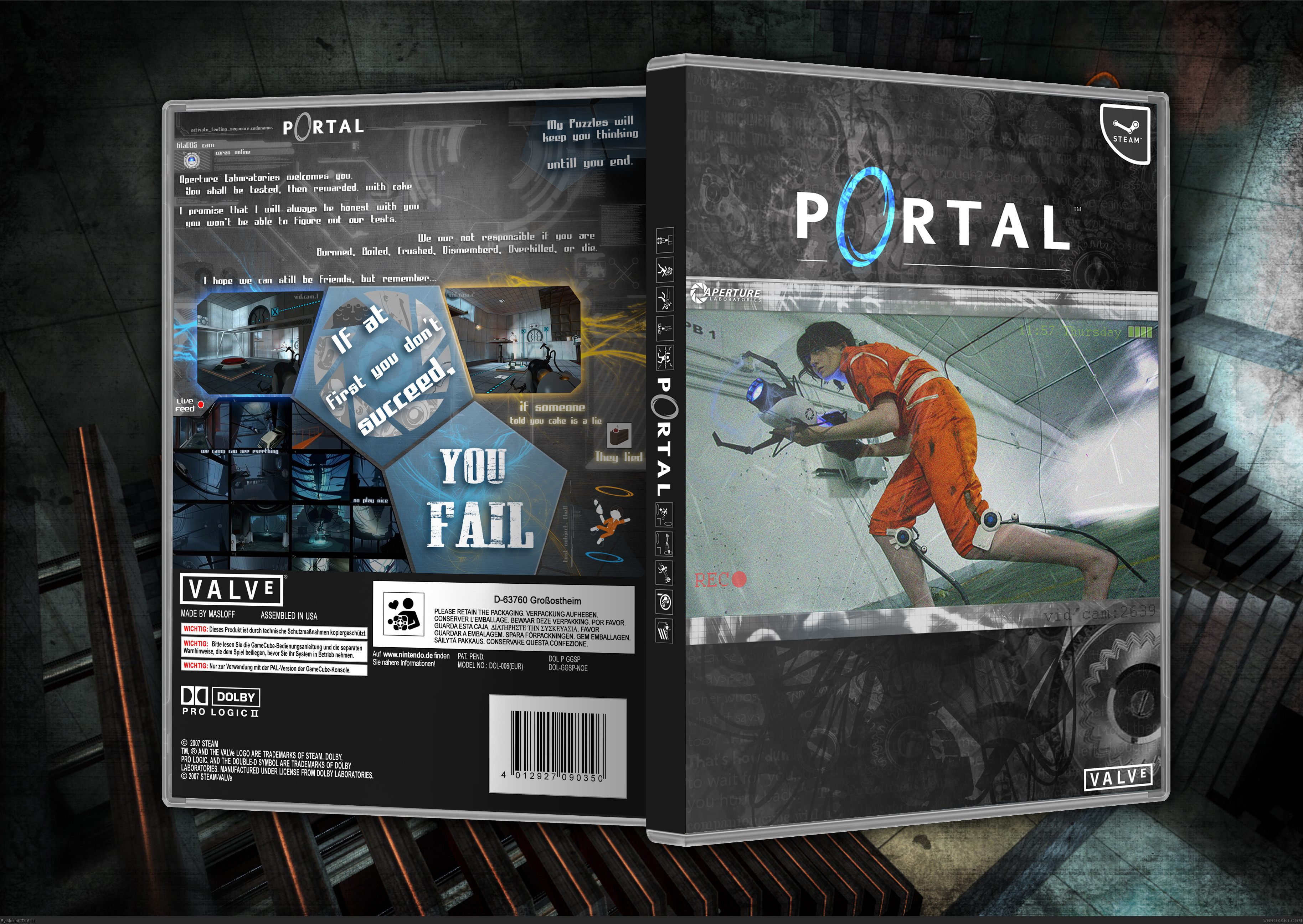 Game box 3. Portal 2 Box Art. Портал 1 диск игры. Диск портал 2. Игра Box на ПК.