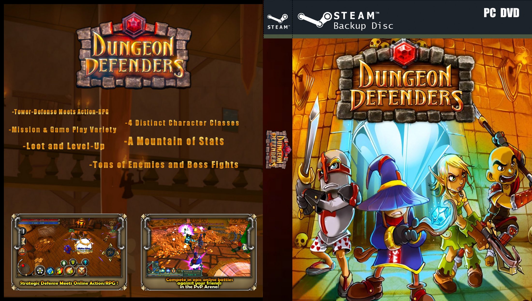 Dungeon Defenders box cover