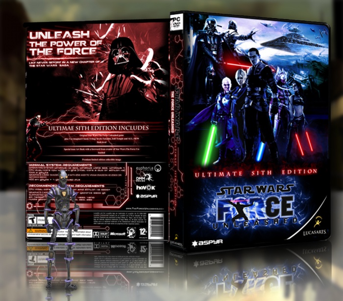 Star Wars The Force Unleashed: Sith Edition box art cover