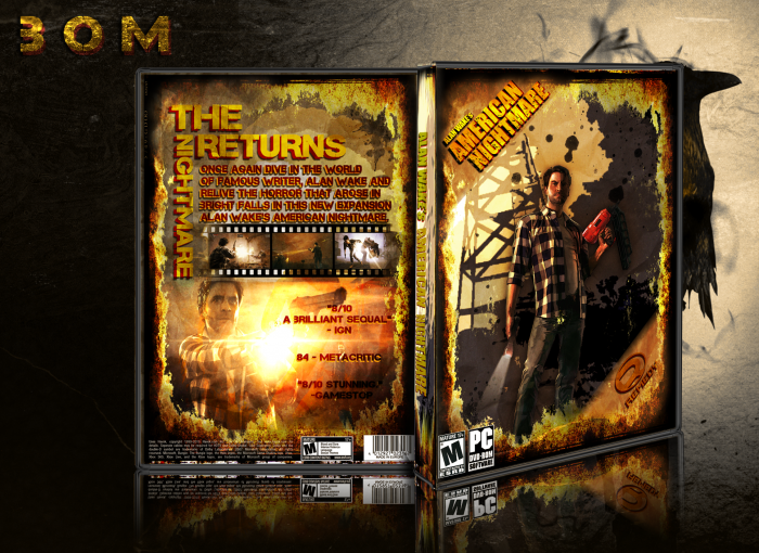 Alan Wake's American Nightmare PC Box Art Cover by payam_mazkouri