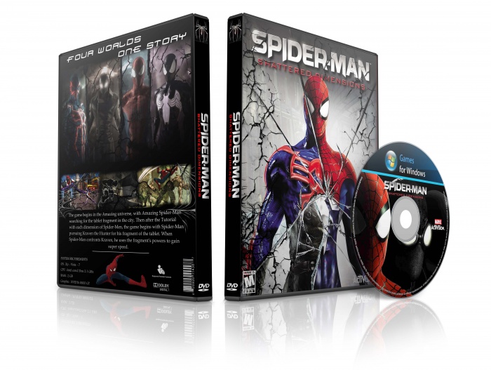 Spider-Man Shattered Dimensions box art cover
