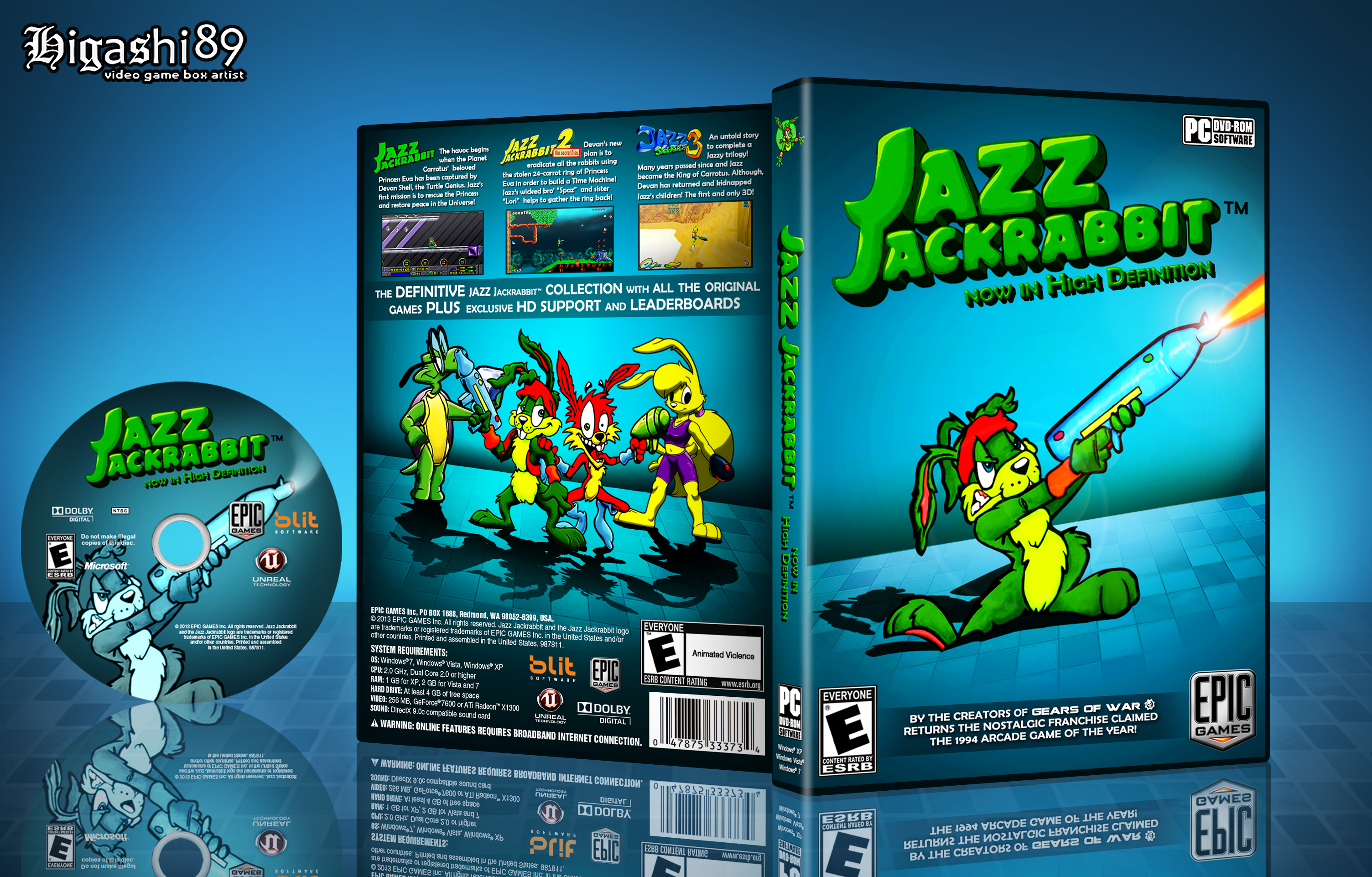 Jazz Jackrabbit box cover
