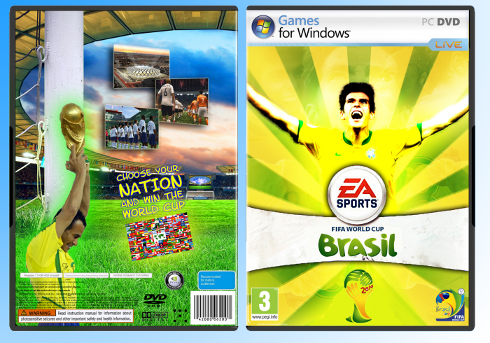 FIFA World Cup 2014 Brazil PC Box Art Cover by Deyan