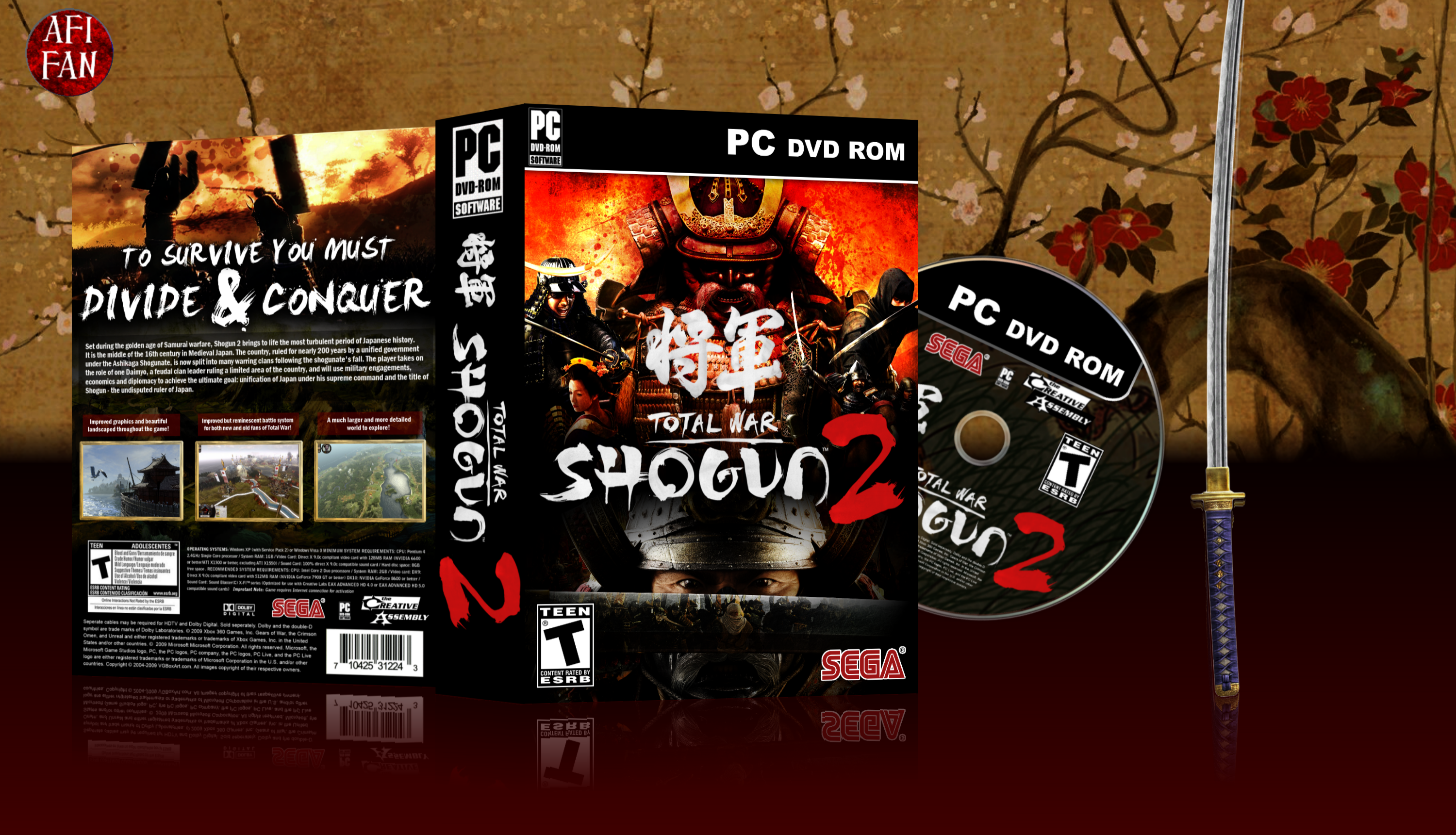 Total War: Shogun 2 box cover