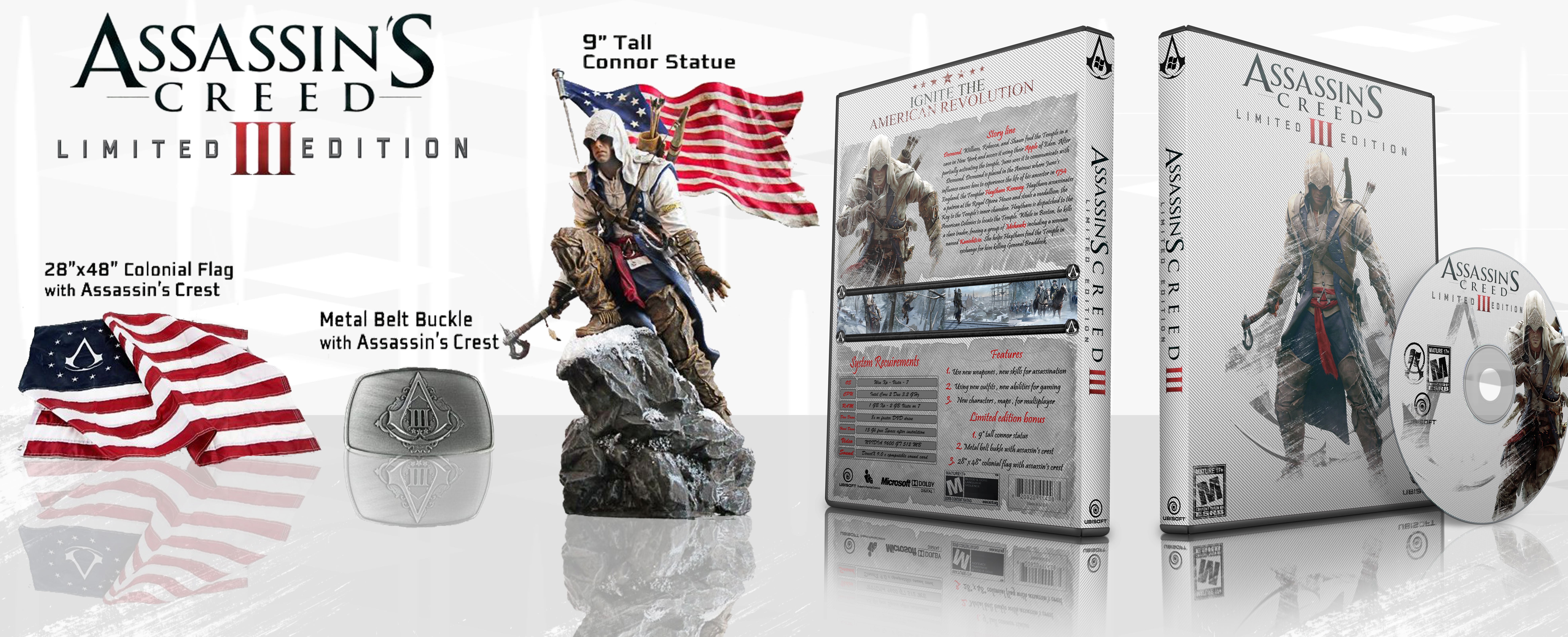 Assassins Creed III - LIMITED EDITION box cover