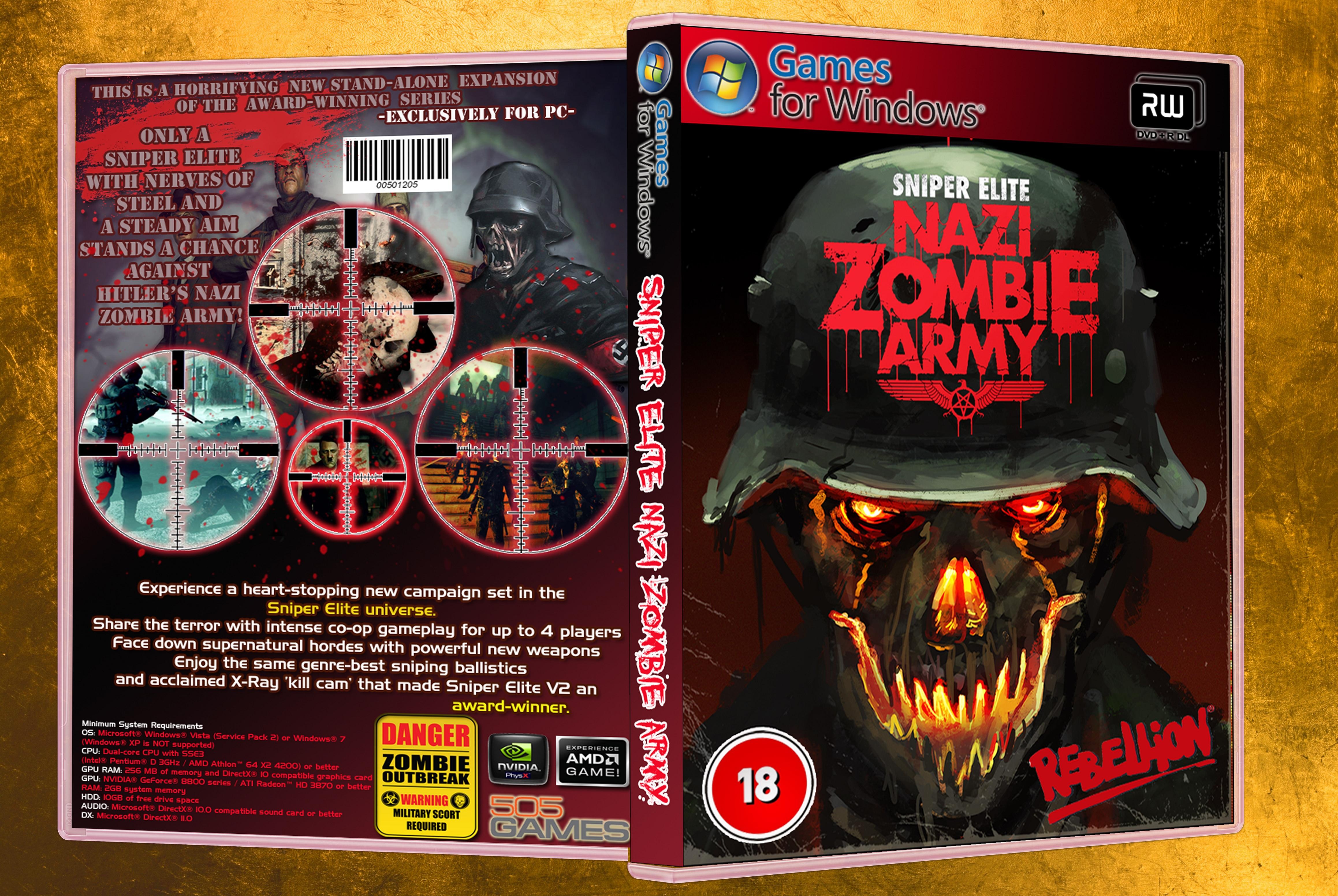 Игры снайпер элит зомби. Sniper Elite Nazi Zombie Army 2 обложка. Снайпер Элит зомби армия Trilogy.